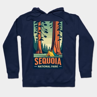 A Vintage Travel Art of the Sequoia National Park - California - US Hoodie